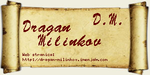 Dragan Milinkov vizit kartica